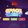 Video Game Space Flat Background – Sci-Fi Game Scene Vector